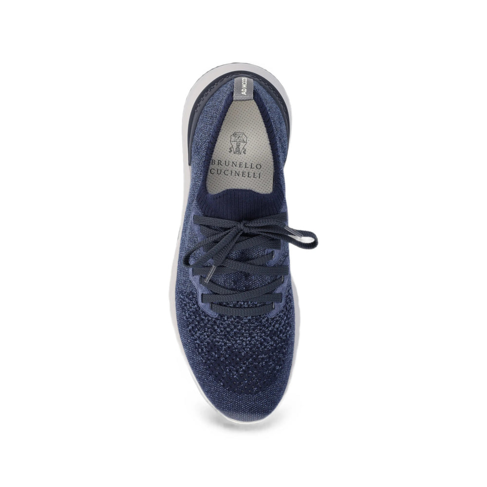 Brunello Cucinelli Blue Trainers - Low-Tops Men BRUNELLO CUCINELLI