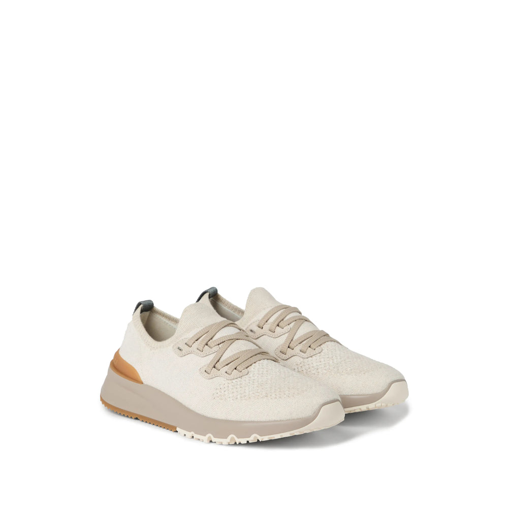 Brunello Cucinelli Neutrals Trainers - Low-Tops Men BRUNELLO CUCINELLI