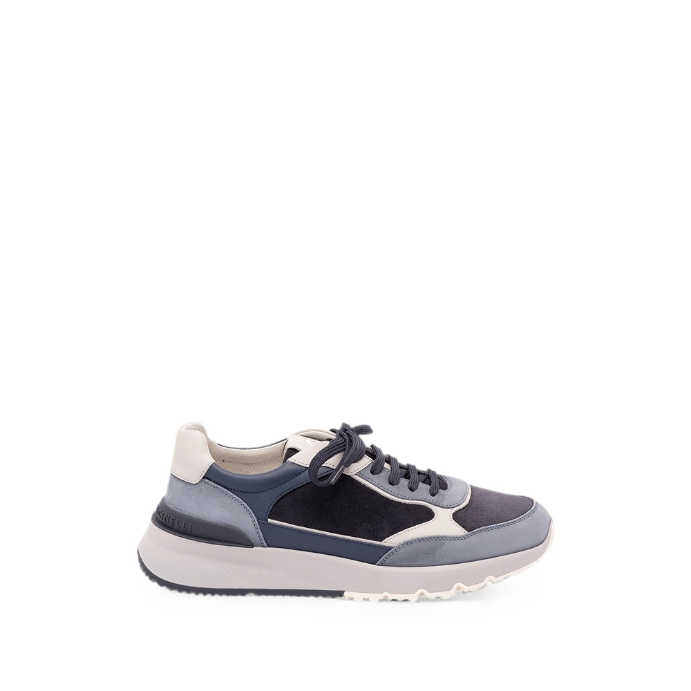 Brunello Cucinelli Blue Trainers - Low-Tops Men BRUNELLO CUCINELLI