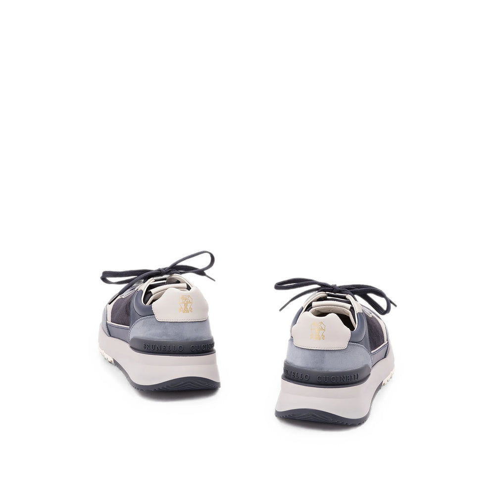 Brunello Cucinelli Blue Trainers - Low-Tops Men BRUNELLO CUCINELLI