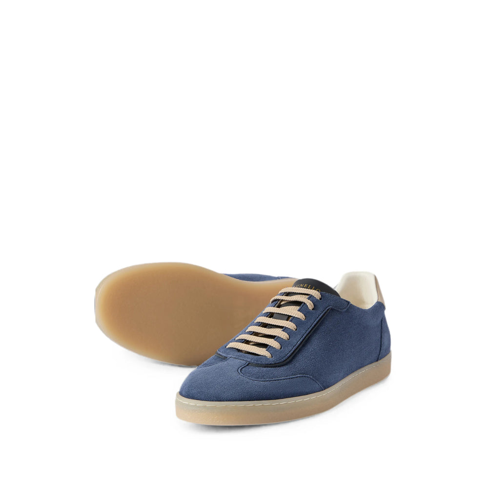 Brunello Cucinelli Blue Trainers - Low-Tops Men BRUNELLO CUCINELLI