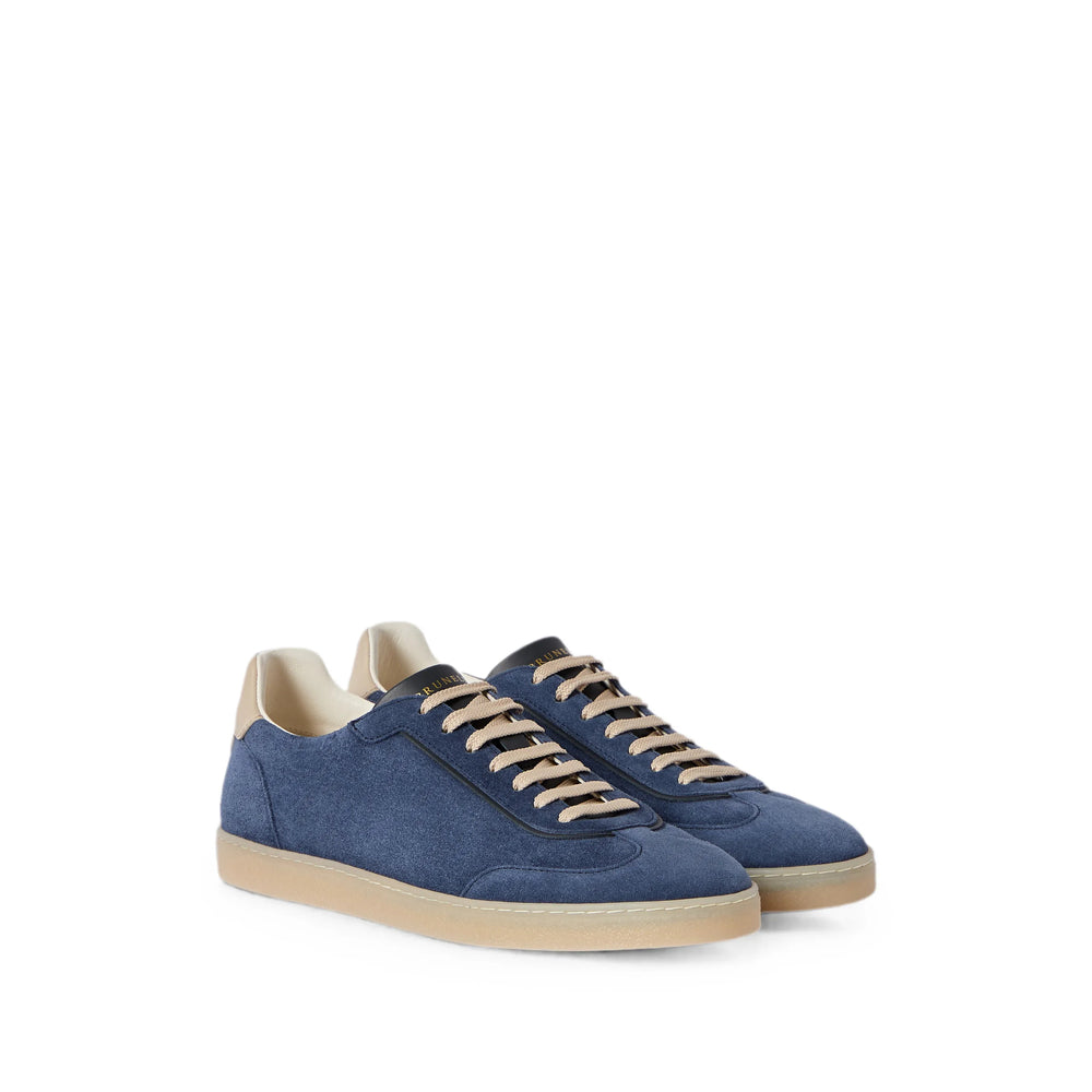 Brunello Cucinelli Blue Trainers - Low-Tops Men BRUNELLO CUCINELLI