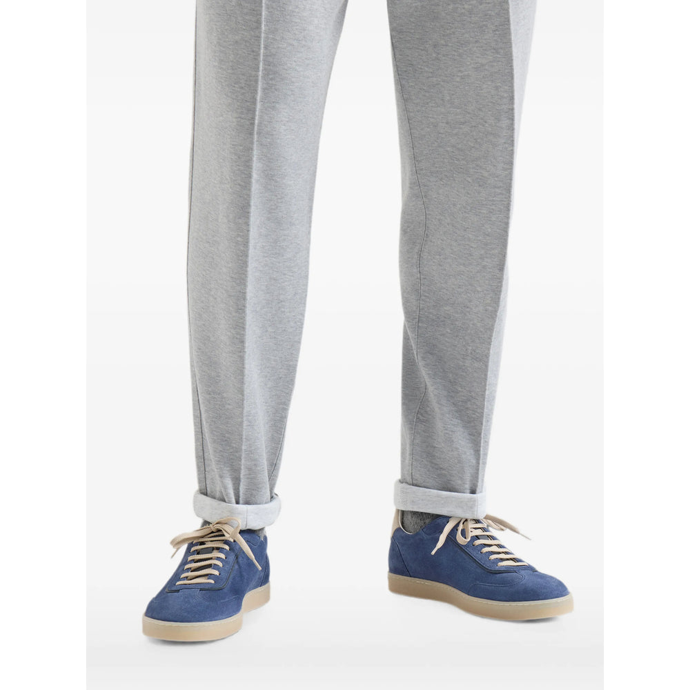 Brunello Cucinelli Blue Trainers - Low-Tops Men BRUNELLO CUCINELLI