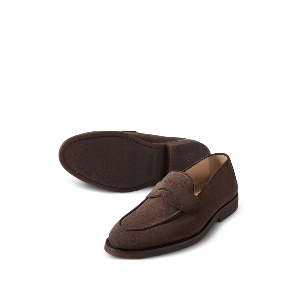 Brunello Cucinelli Brown Loafers Men BRUNELLO CUCINELLI