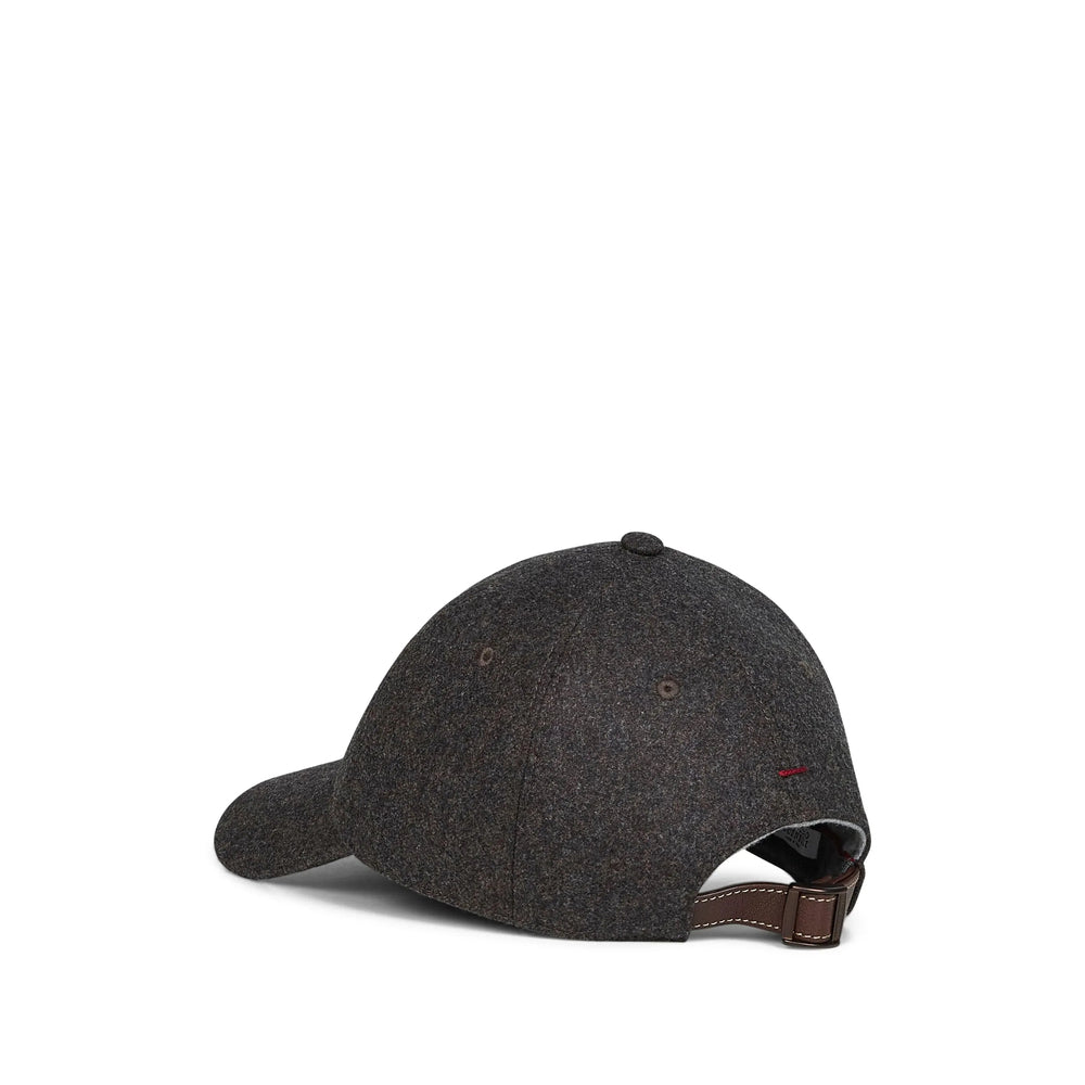Brunello Cucinelli Grey Hats Men BRUNELLO CUCINELLI