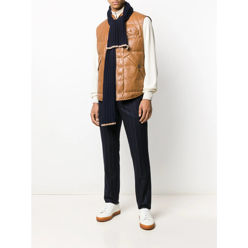 Brunello Cucinelli Blue Scarves Men BRUNELLO CUCINELLI