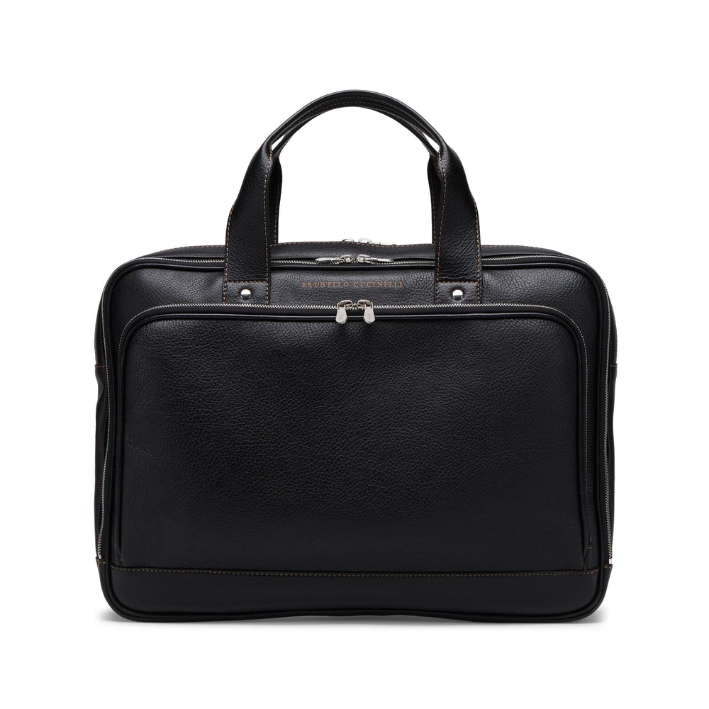 Brunello Cucinelli Black Laptop Bags & Briefcases Men BRUNELLO CUCINELLI
