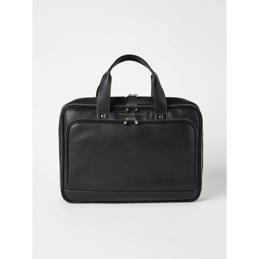 Brunello Cucinelli Black Laptop Bags & Briefcases Men BRUNELLO CUCINELLI