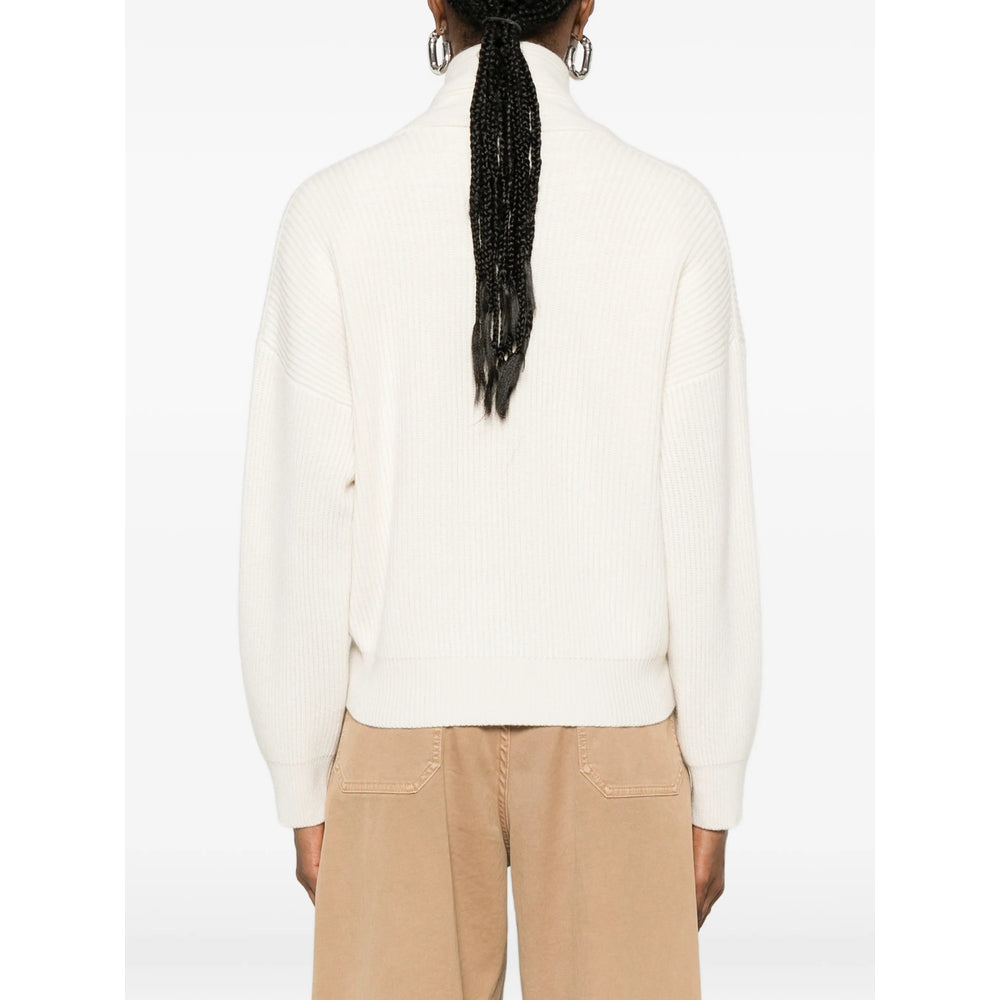 Brunello Cucinelli White Knitwear - Cardigans Women BRUNELLO CUCINELLI