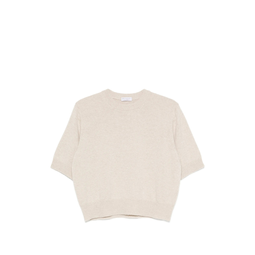 Brunello Cucinelli Neutrals Knitwear - Jumpers Women BRUNELLO CUCINELLI