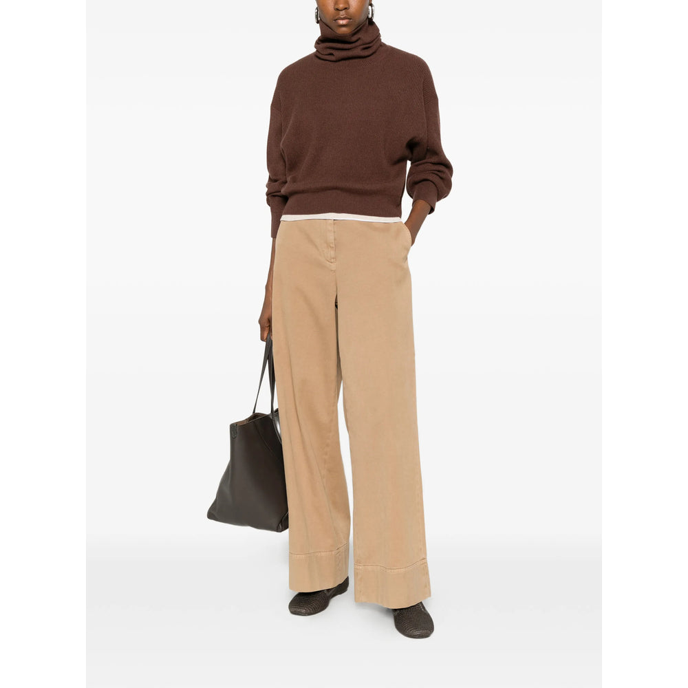 Brunello Cucinelli Brown Knitwear - Jumpers Women BRUNELLO CUCINELLI