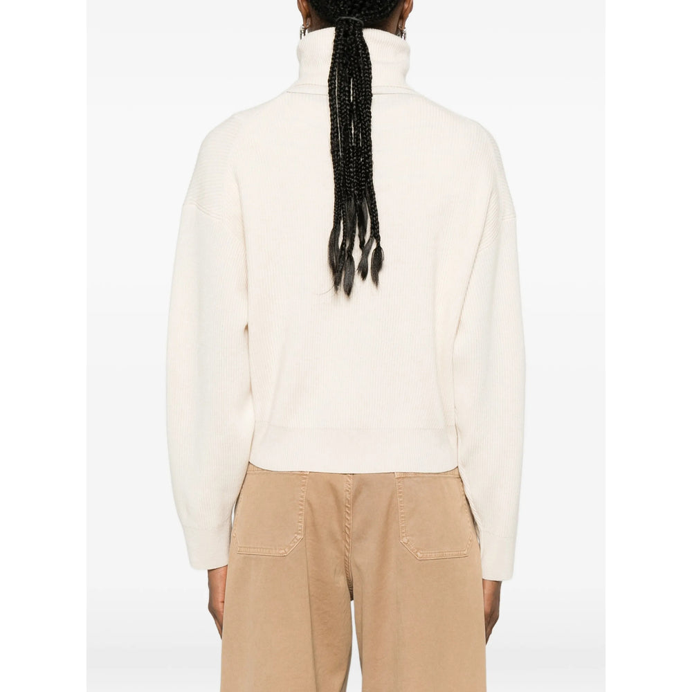 Brunello Cucinelli White Knitwear - Jumpers Women BRUNELLO CUCINELLI