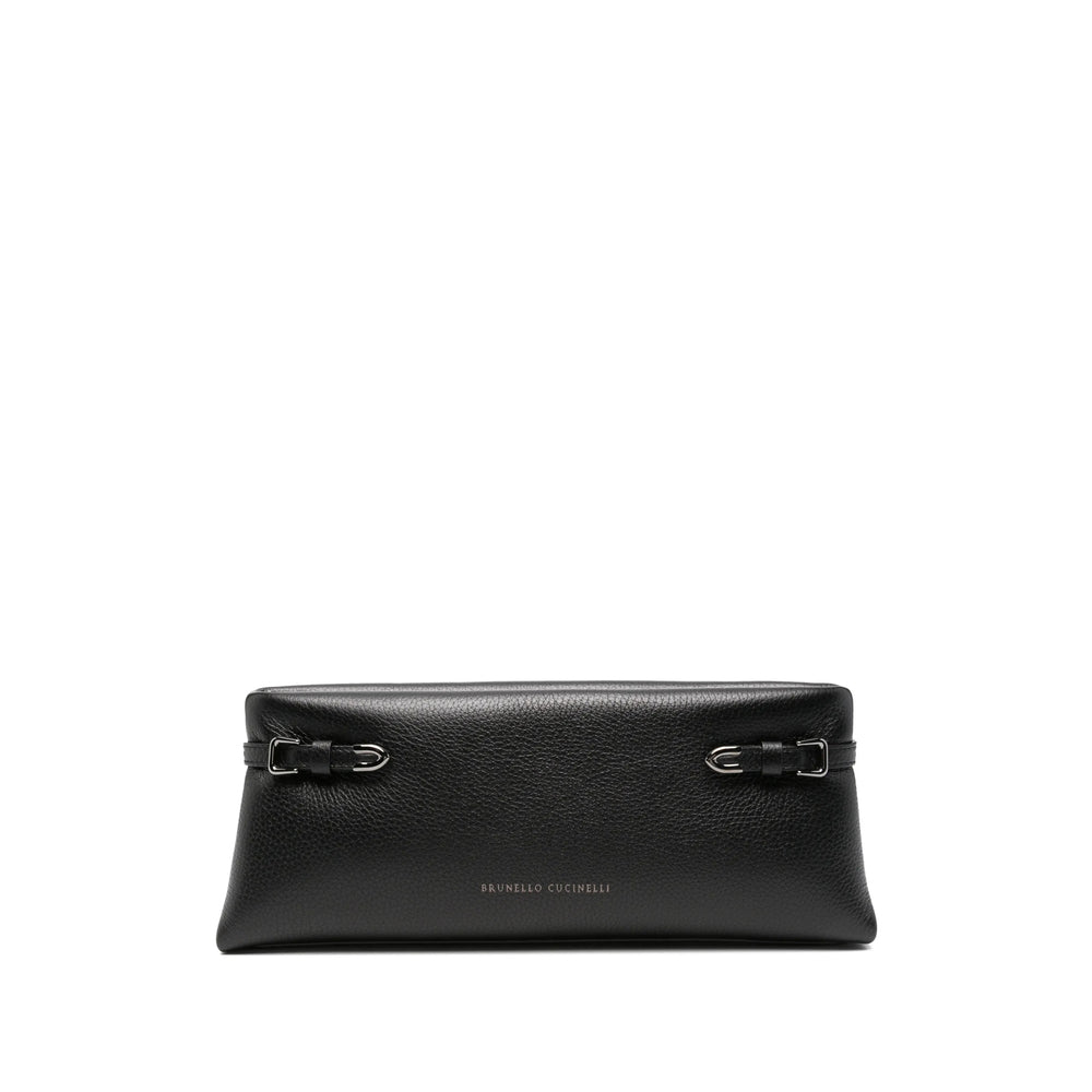 Brunello Cucinelli Black Clutch Bags Women BRUNELLO CUCINELLI