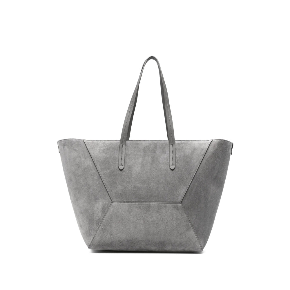Brunello Cucinelli Grey Tote Bags Women BRUNELLO CUCINELLI