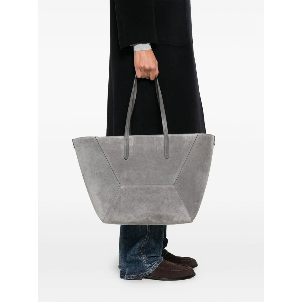 Brunello Cucinelli Grey Tote Bags Women BRUNELLO CUCINELLI