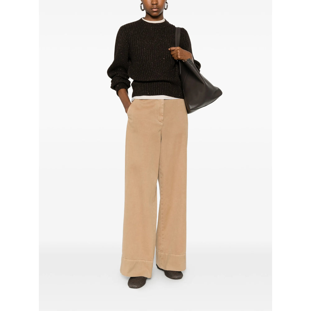 Brunello Cucinelli Brown Knitwear - Jumpers Women BRUNELLO CUCINELLI