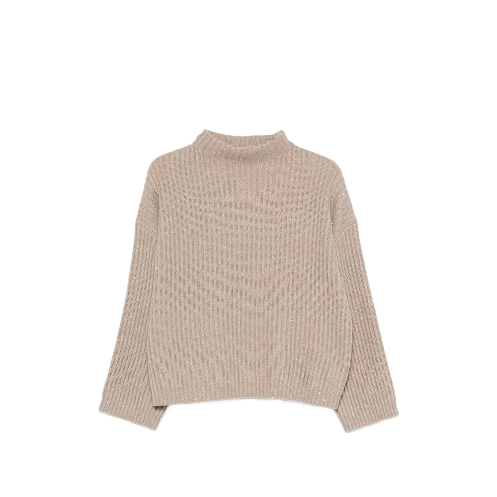 Brunello Cucinelli Neutrals Knitwear - Jumpers Women BRUNELLO CUCINELLI