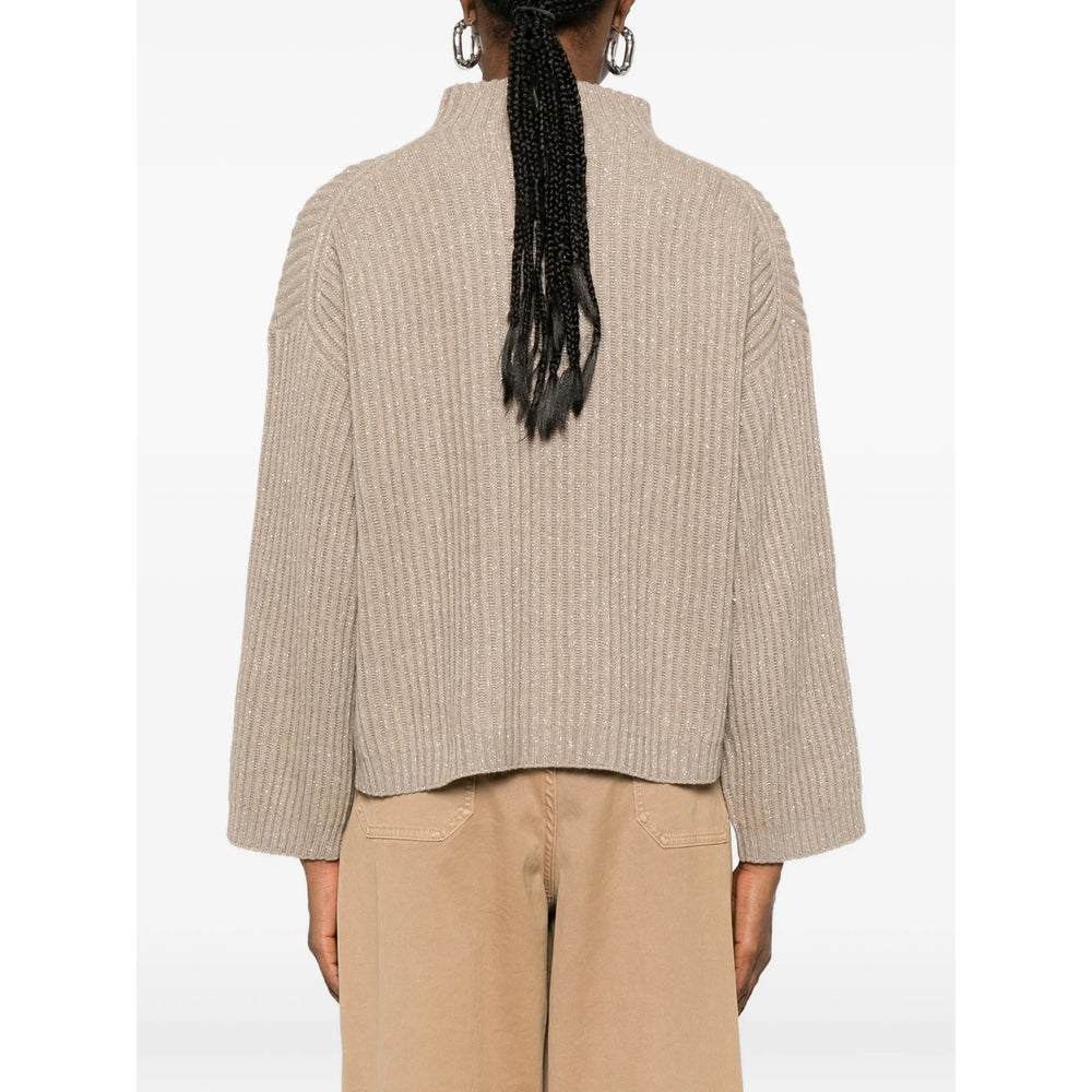 Brunello Cucinelli Neutrals Knitwear - Jumpers Women BRUNELLO CUCINELLI