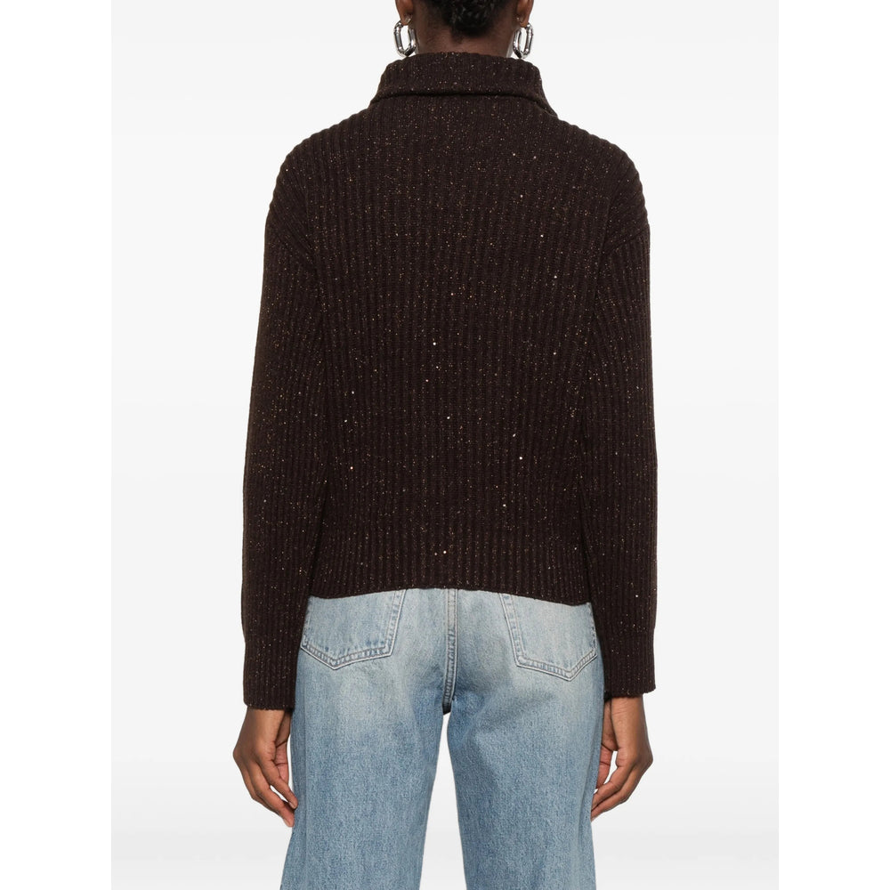 Brunello Cucinelli Brown Knitwear - Cardigans Women BRUNELLO CUCINELLI