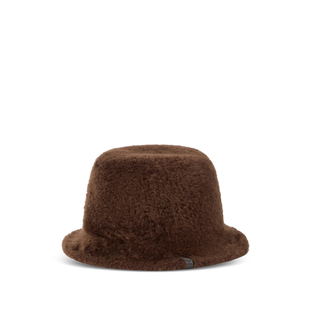Brunello Cucinelli Brown Hats Women BRUNELLO CUCINELLI