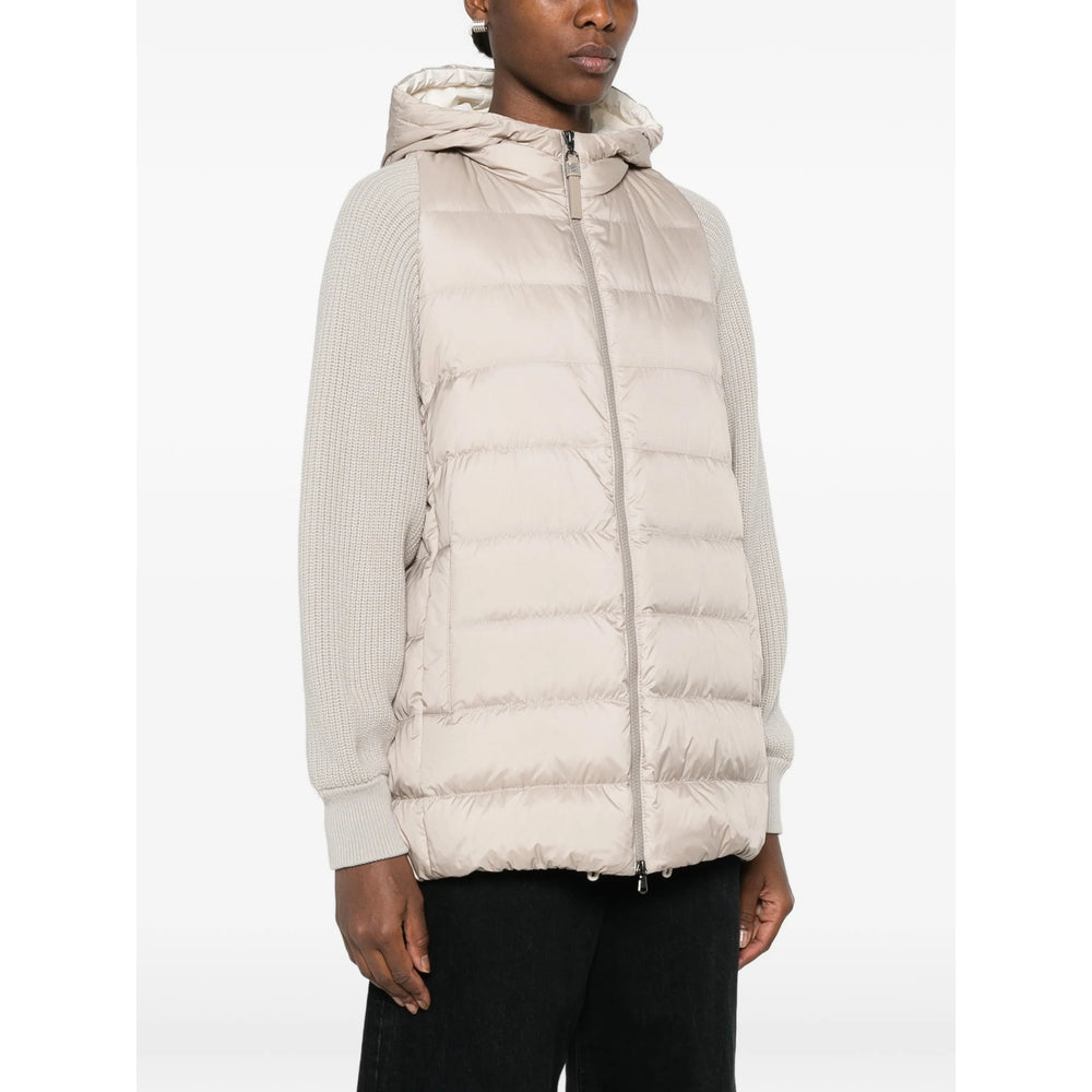 Brunello Cucinelli Neutrals Jackets - Puffer Jackets Women BRUNELLO CUCINELLI