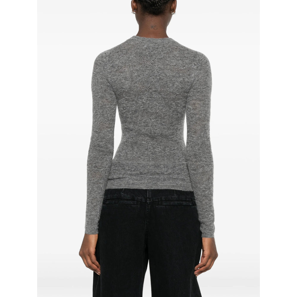 Brunello Cucinelli Grey Knitwear - Jumpers Women BRUNELLO CUCINELLI