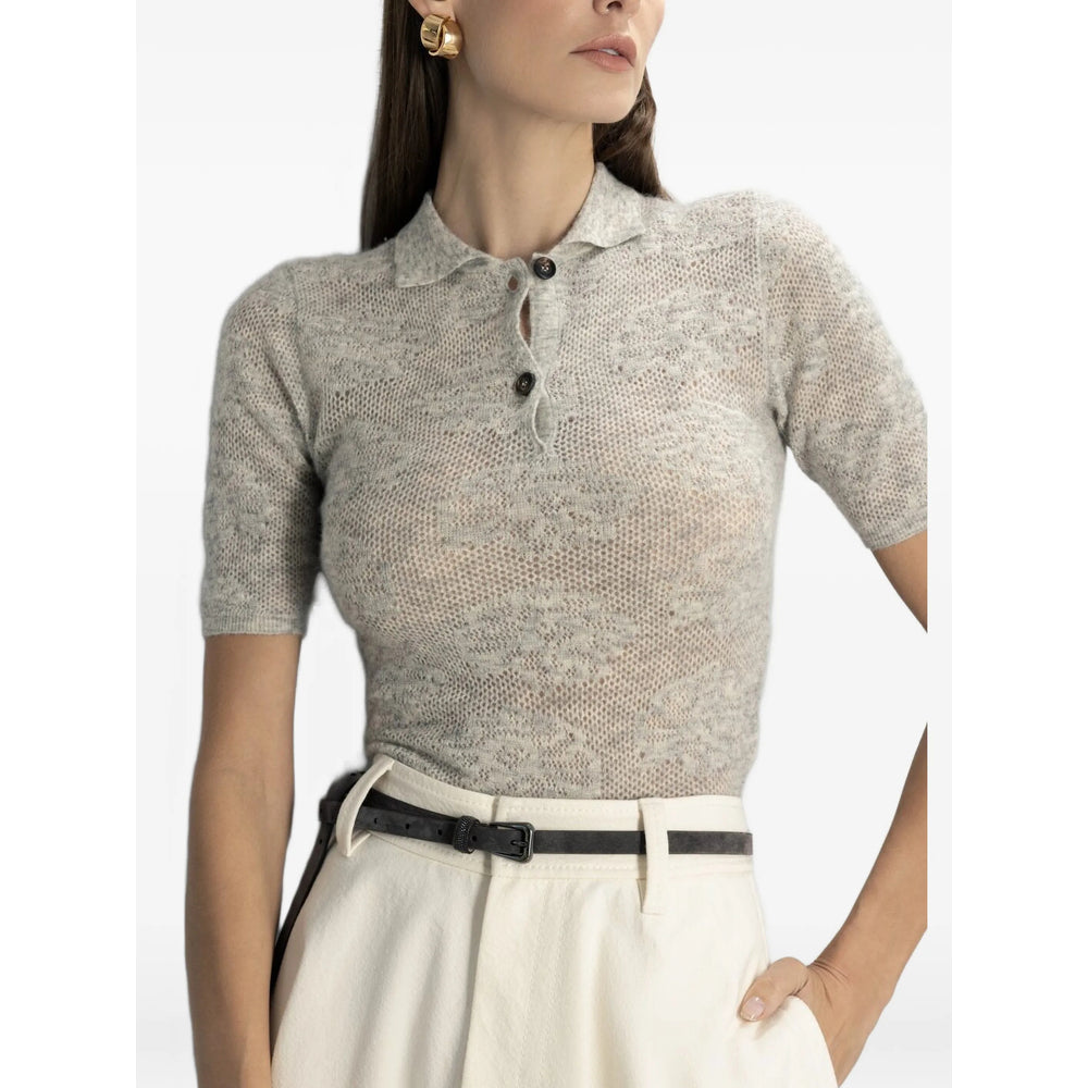 Brunello Cucinelli Neutrals Tops - Polo Tops Women BRUNELLO CUCINELLI