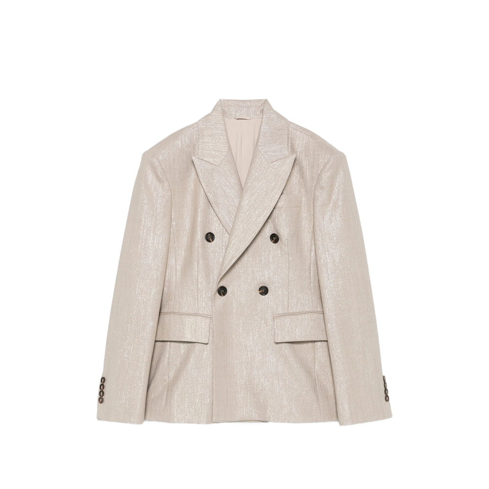 Brunello Cucinelli Neutrals Jackets - Blazers Women BRUNELLO CUCINELLI