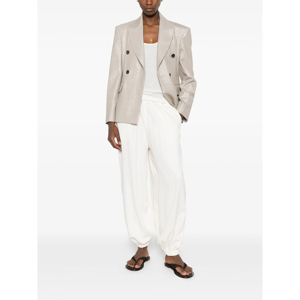 Brunello Cucinelli Neutrals Jackets - Blazers Women BRUNELLO CUCINELLI