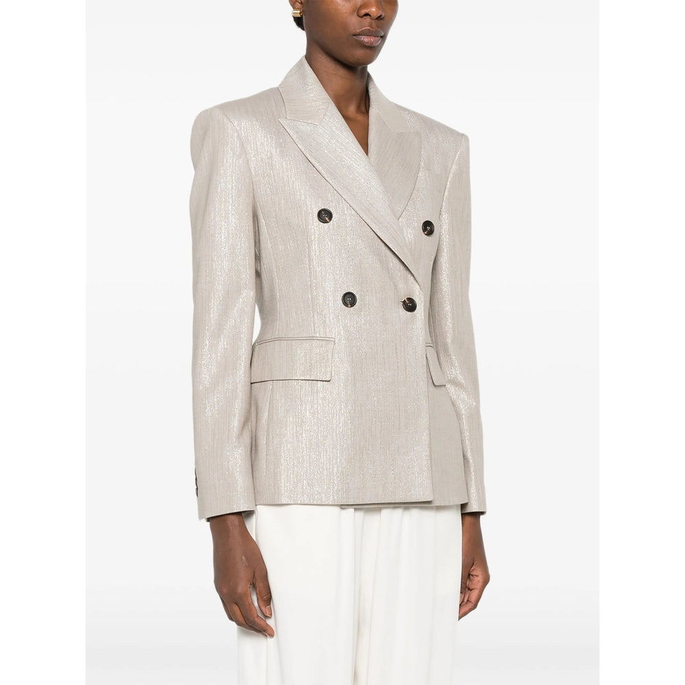 Brunello Cucinelli Neutrals Jackets - Blazers Women BRUNELLO CUCINELLI