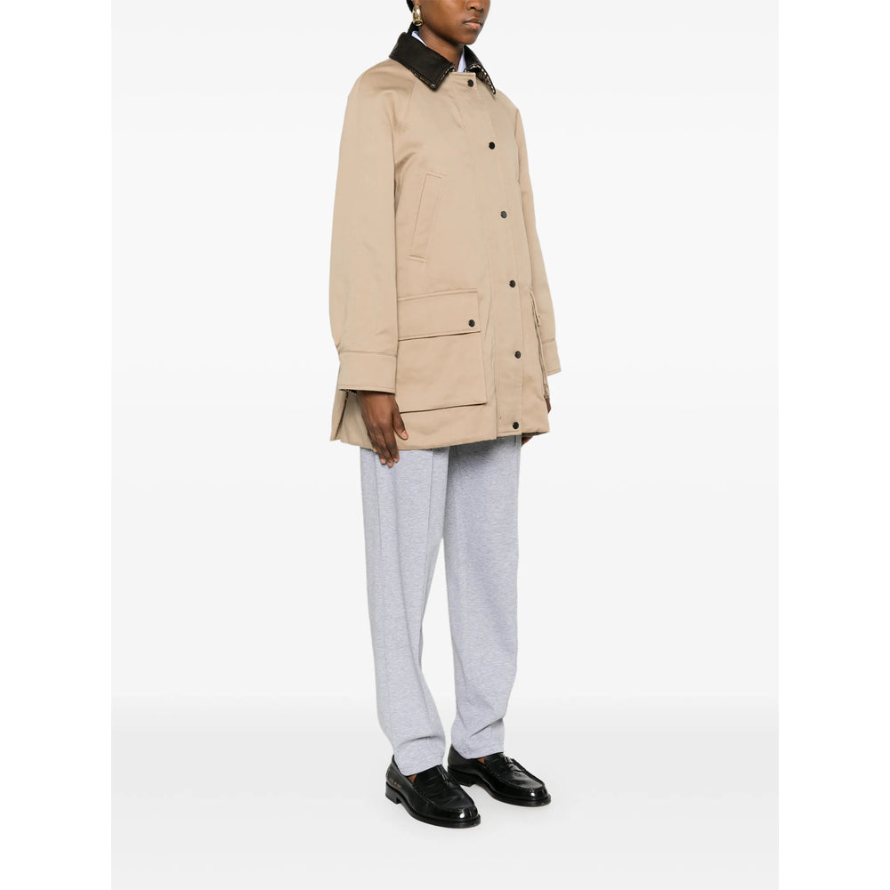 Brunello Cucinelli Neutrals Coats - Oversized Coats Women BRUNELLO CUCINELLI