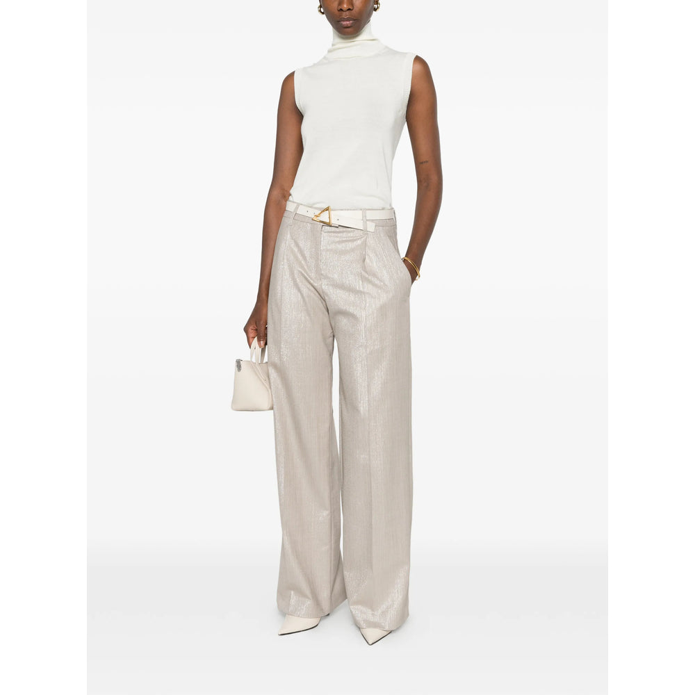 Brunello Cucinelli Neutrals Trousers - Palazzo Pants Women BRUNELLO CUCINELLI