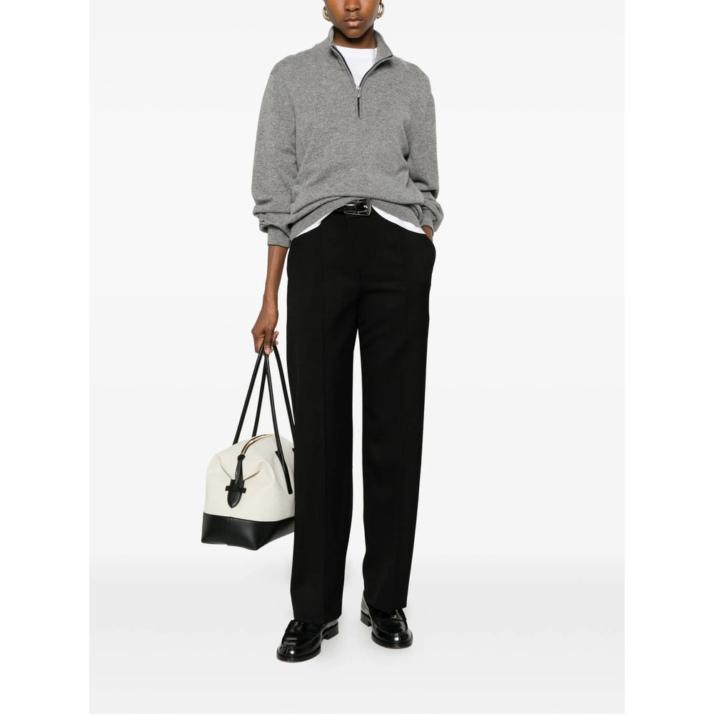 Brunello Cucinelli Black Trousers - Straight Trousers Women BRUNELLO CUCINELLI