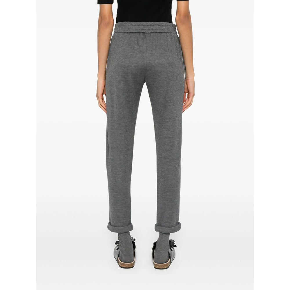 Brunello Cucinelli Grey Trousers - Track Pants Women BRUNELLO CUCINELLI