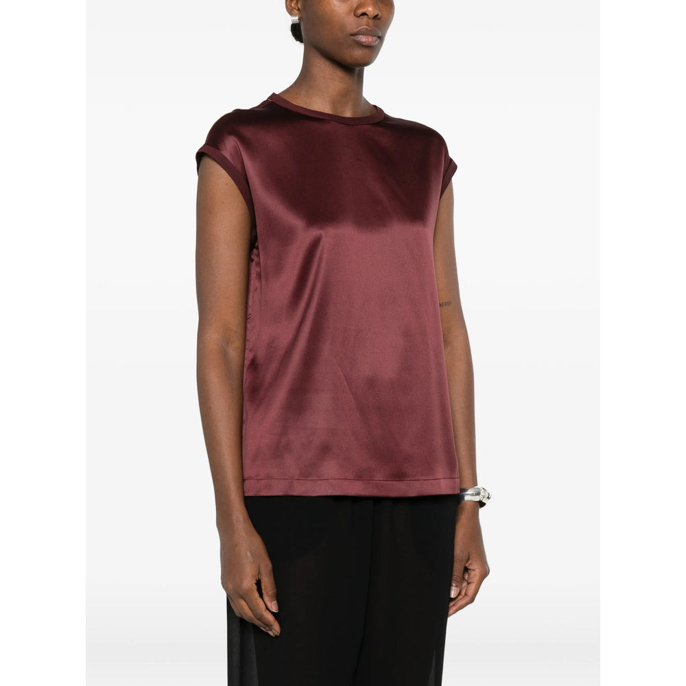 Brunello Cucinelli Red Tops - Blouses Women BRUNELLO CUCINELLI