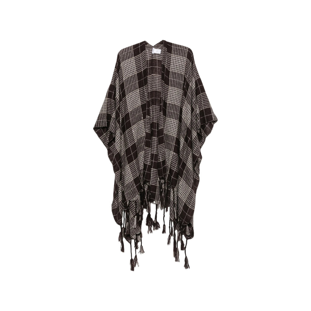Brunello Cucinelli Brown Jackets - Capes & Ponchos Women BRUNELLO CUCINELLI