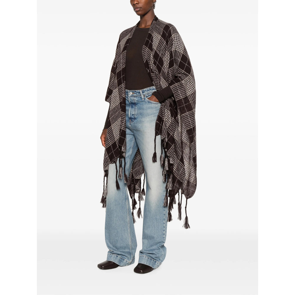Brunello Cucinelli Brown Jackets - Capes & Ponchos Women BRUNELLO CUCINELLI