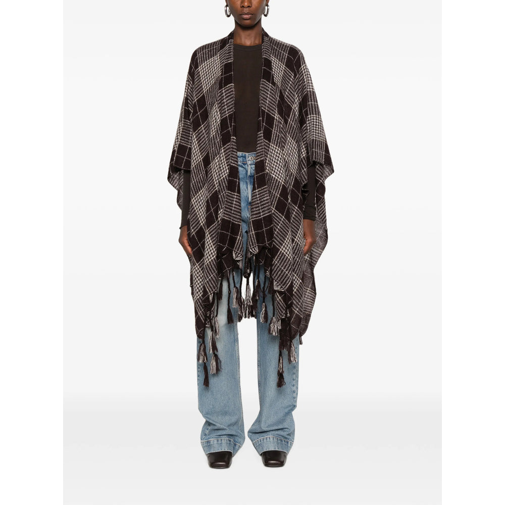 Brunello Cucinelli Brown Jackets - Capes & Ponchos Women BRUNELLO CUCINELLI