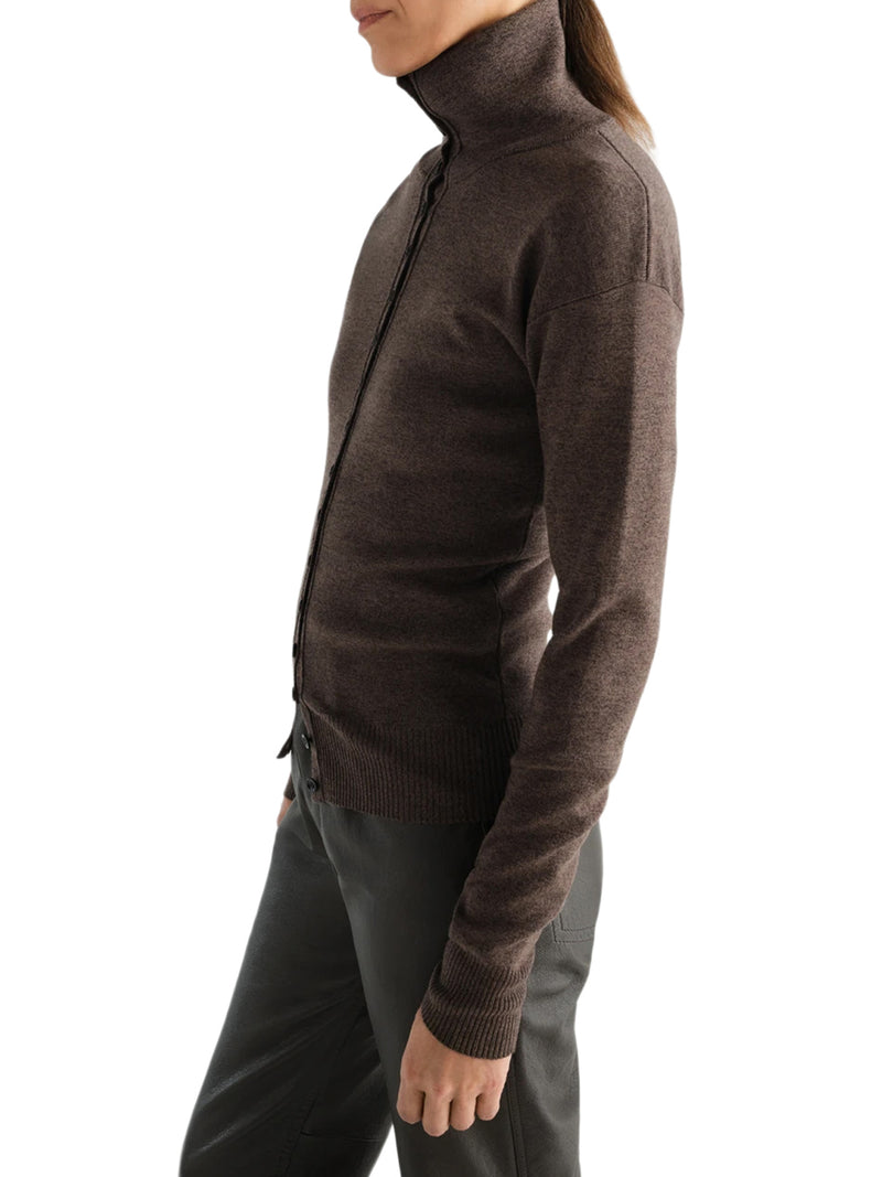Lemaire Women Fine Wool Button-Front Cardigan LEMAIRE