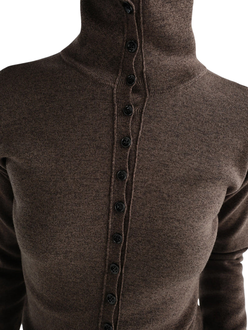 Lemaire Women Fine Wool Button-Front Cardigan LEMAIRE