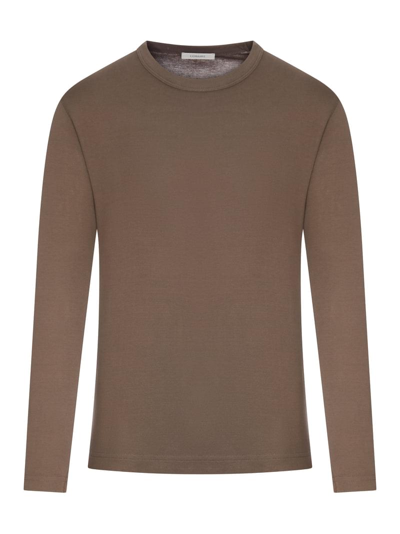 Lemaire Women Long-Sleeved Cotton T-Shirt LEMAIRE