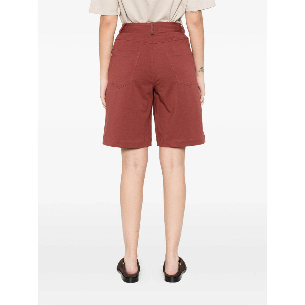 Brunello Cucinelli Red Shorts - Knee-Length Shorts Women BRUNELLO CUCINELLI
