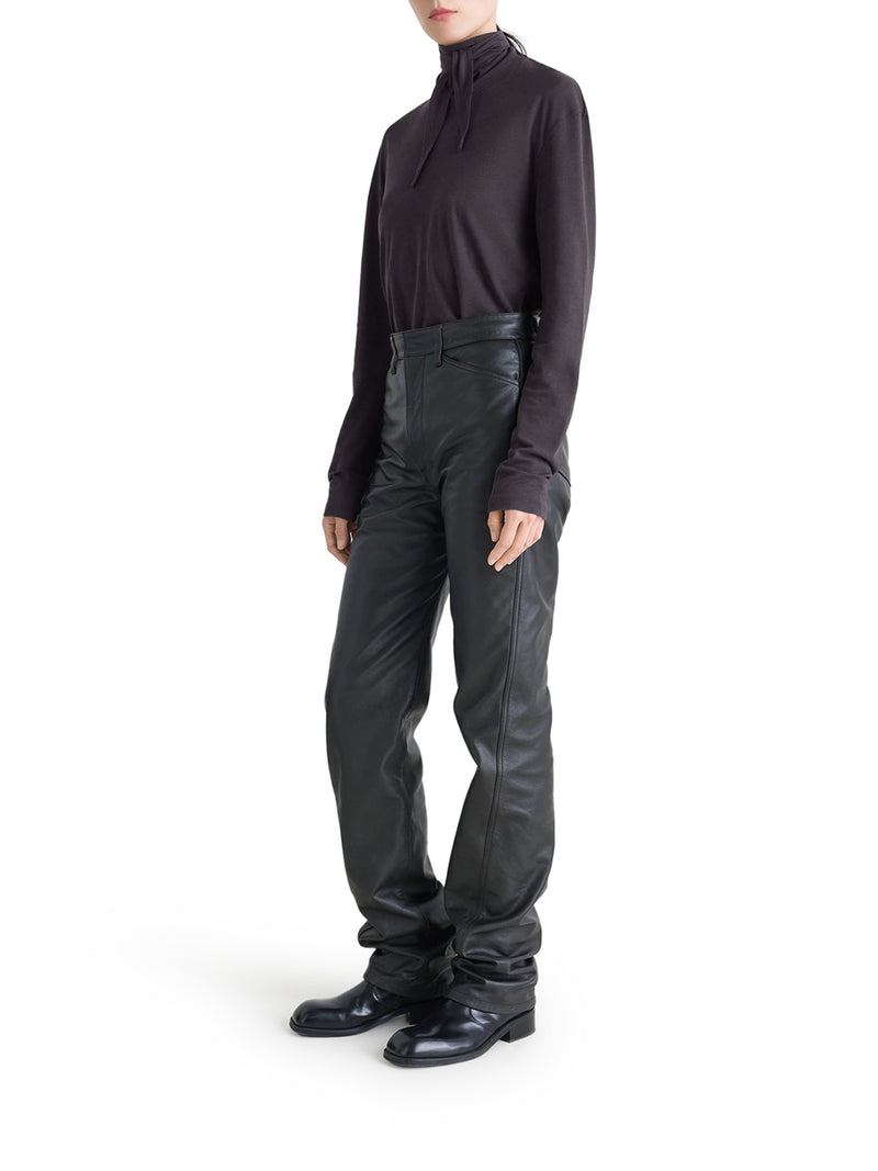 Lemaire Women Long Sleeve Foulard Top In Jersey LEMAIRE