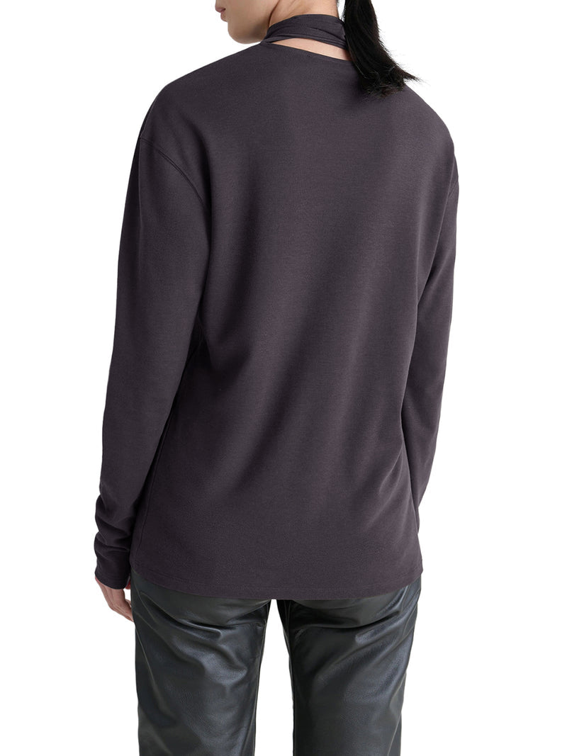 Lemaire Women Long Sleeve Foulard Top In Jersey LEMAIRE