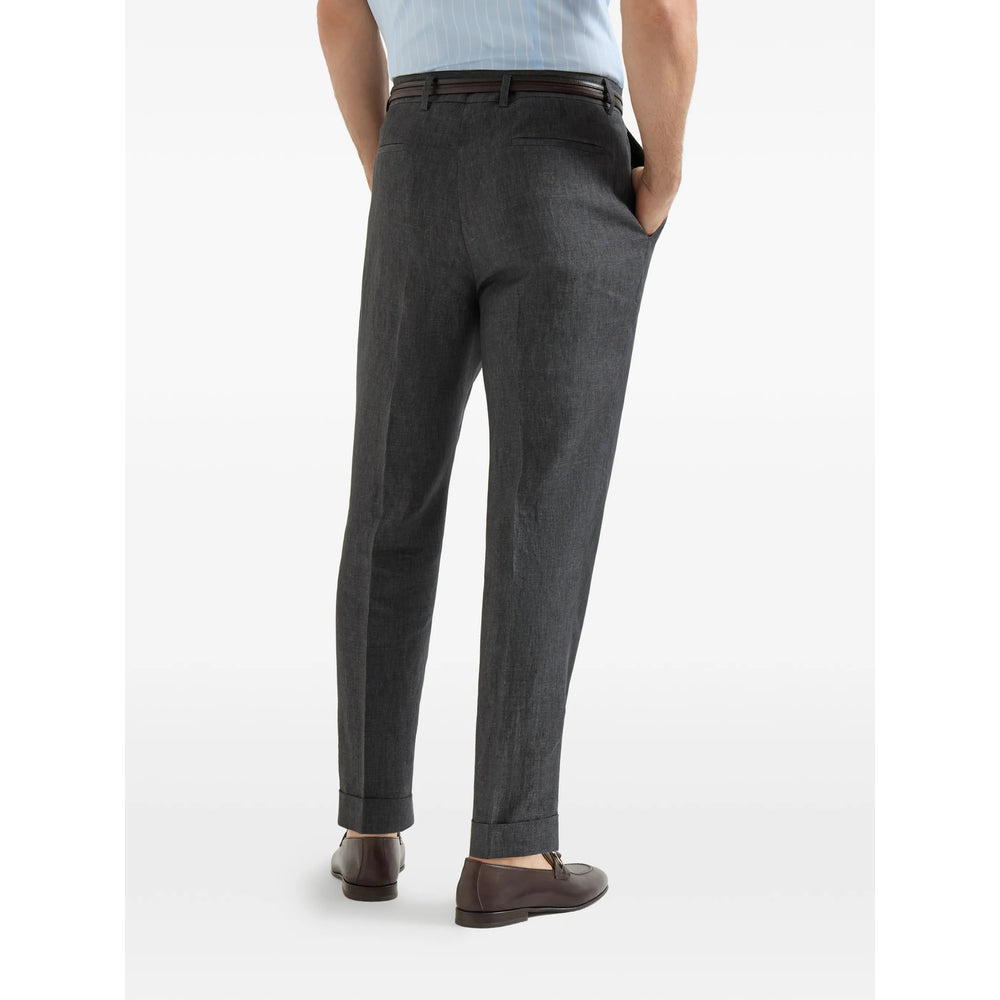 Brunello Cucinelli Grey Trousers - Tailored Trousers Men BRUNELLO CUCINELLI