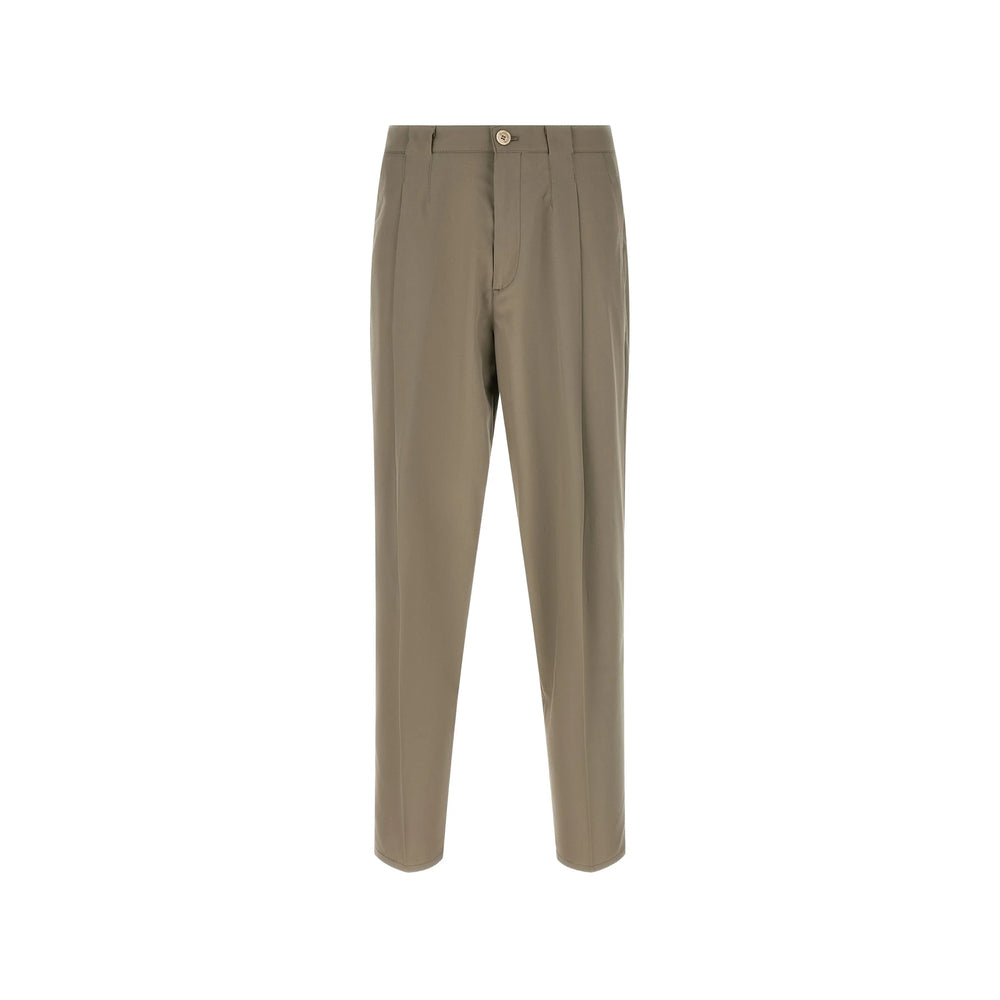 Brunello Cucinelli Neutrals Trousers - Tailored Trousers Men BRUNELLO CUCINELLI