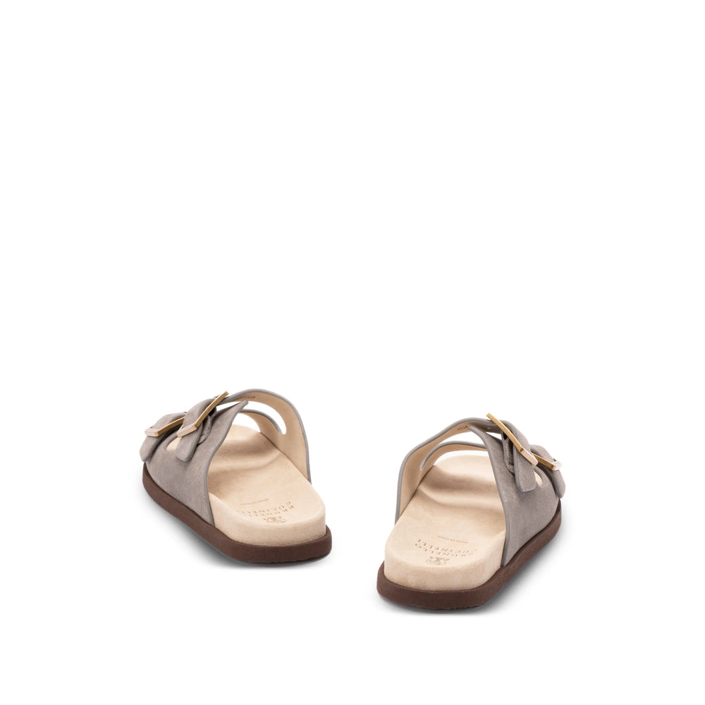 Brunello Cucinelli Grey Sandals Men BRUNELLO CUCINELLI