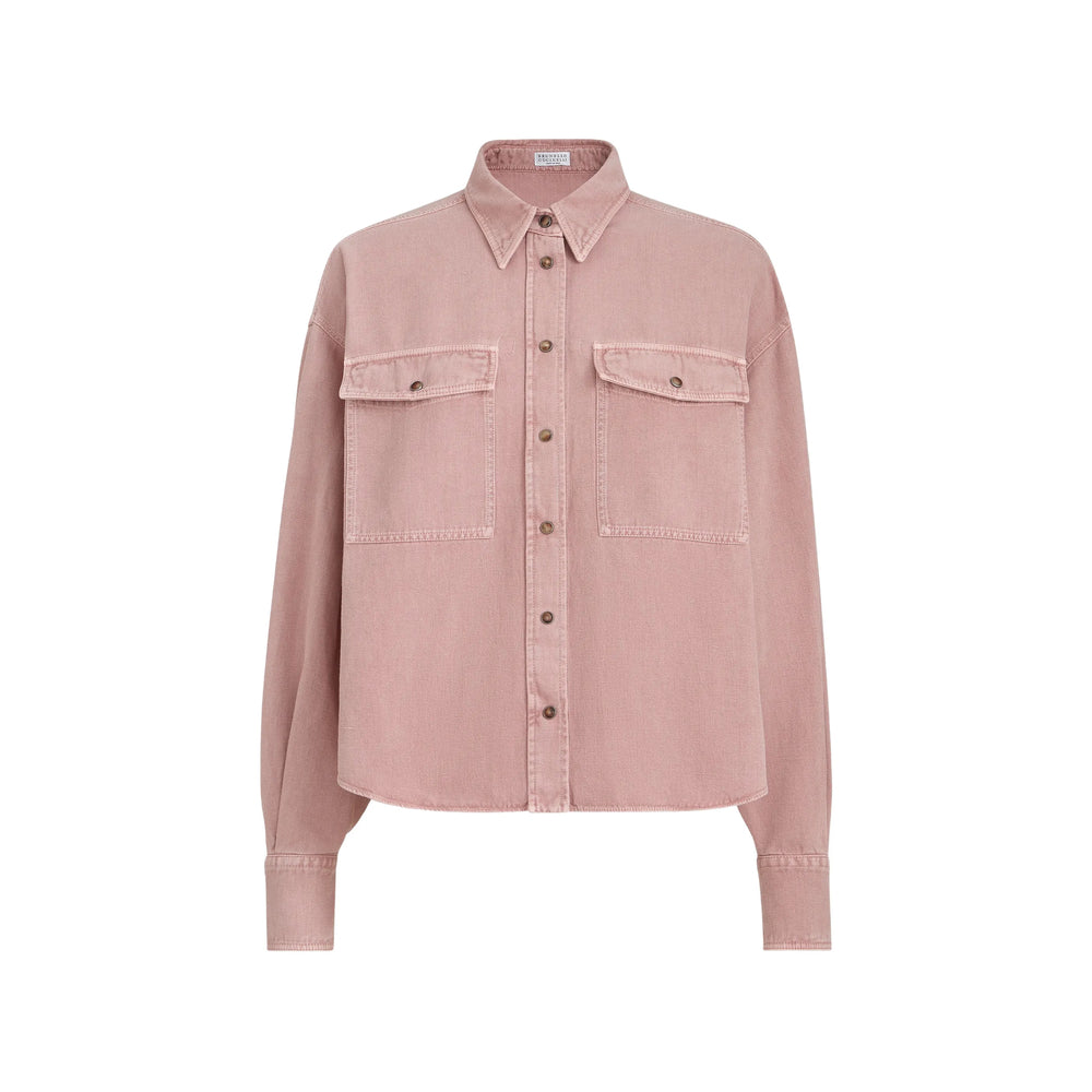 Brunello Cucinelli Pink Tops - Shirts Women BRUNELLO CUCINELLI