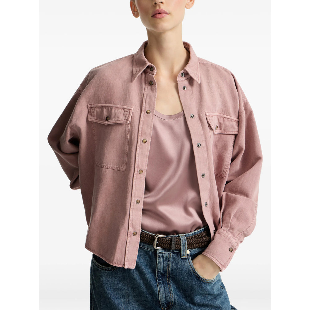 Brunello Cucinelli Pink Tops - Shirts Women BRUNELLO CUCINELLI