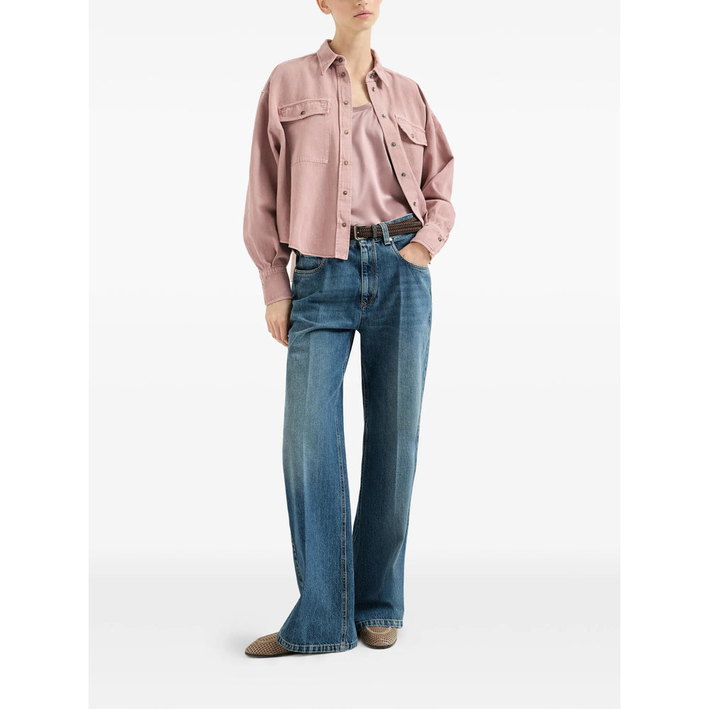 Brunello Cucinelli Pink Tops - Shirts Women BRUNELLO CUCINELLI